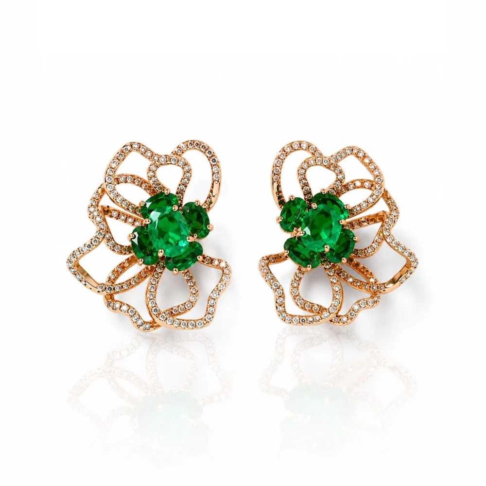 Émeraude Emerald Earrings