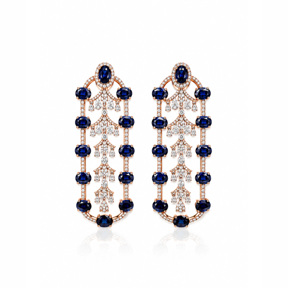 Heart of the Ocean Earrings