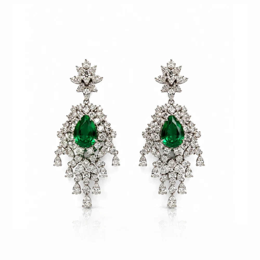 Imperia Emerald Earrings