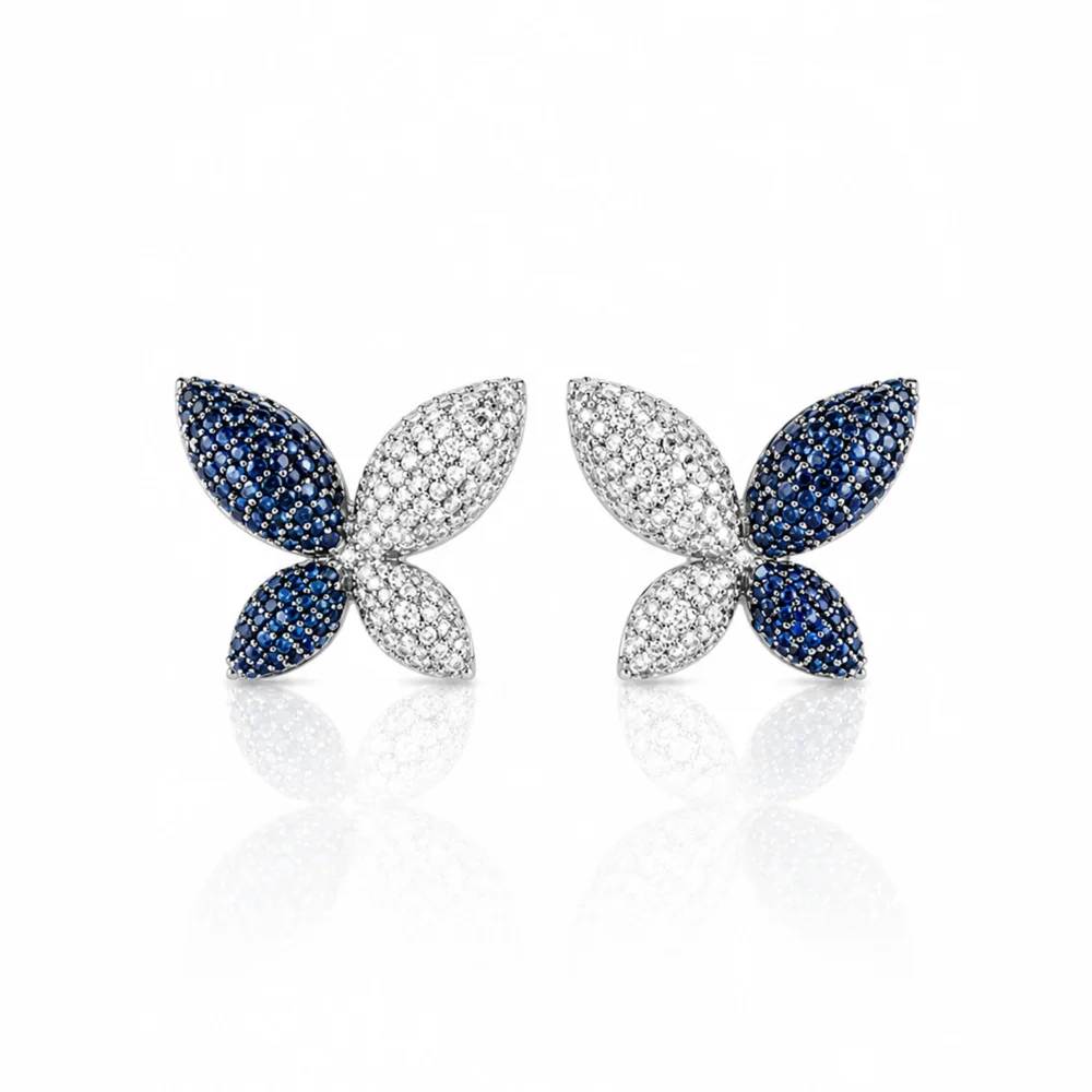 Morpho Sapphire Earrings