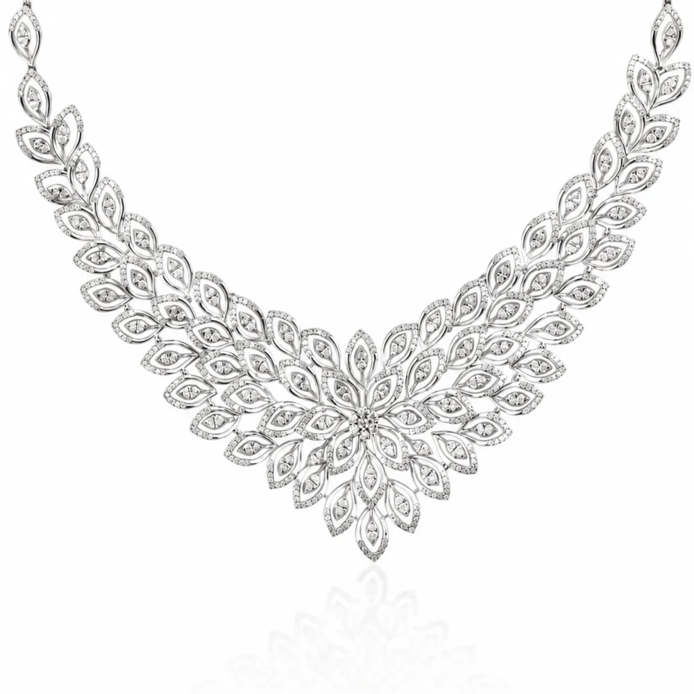 Diamond Bloom Necklace