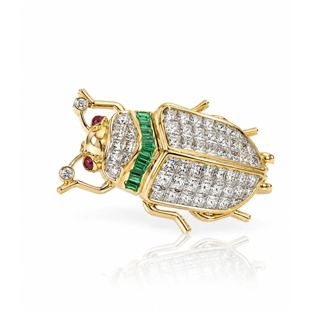 SCARAB BROOCH