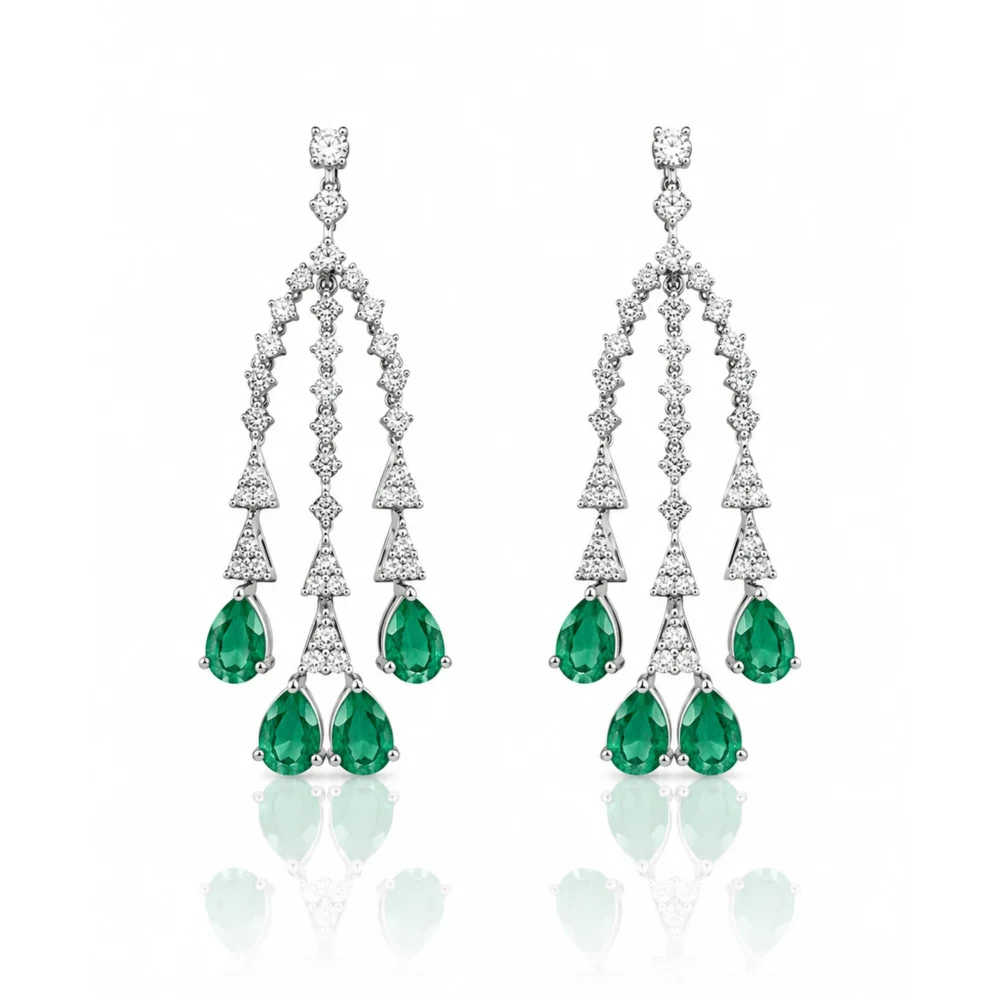Emerald Rain Necklace