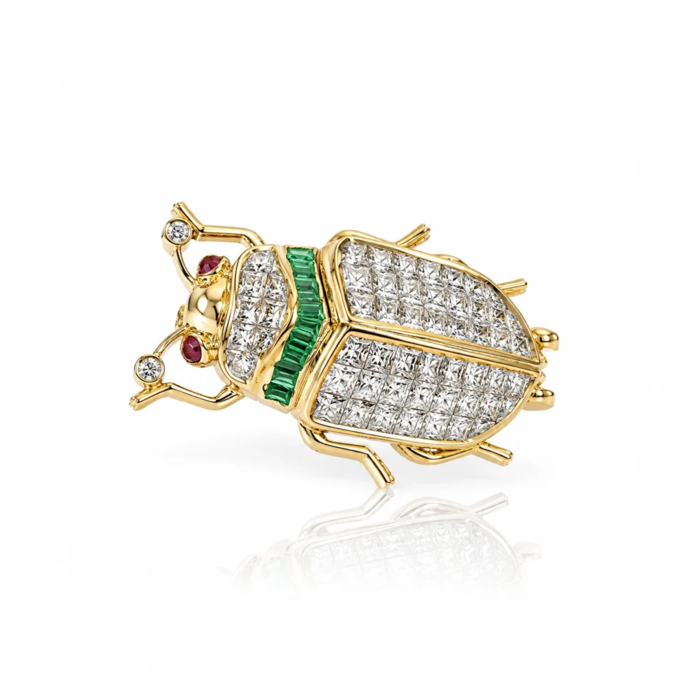 Scarab Brooch (Unisex)